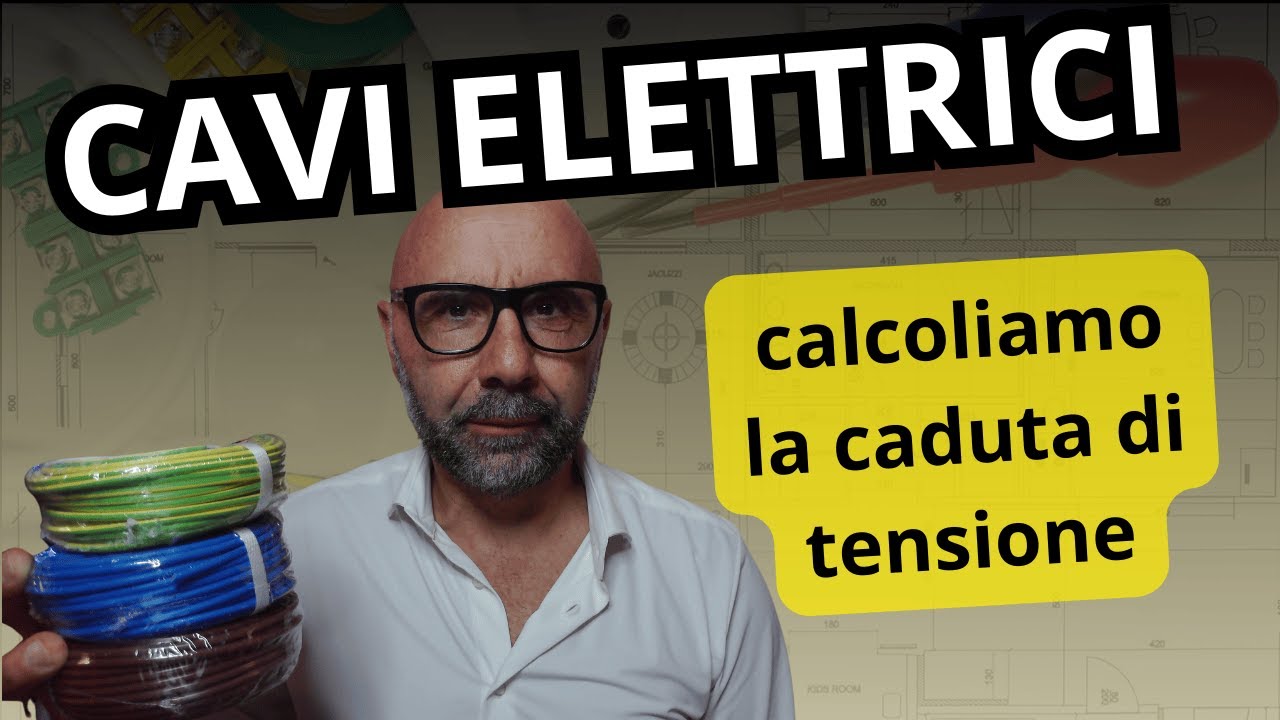 25-Impianti elettrici, cavi elettrici, montante, scelta sezione in base alla caduta di tensione