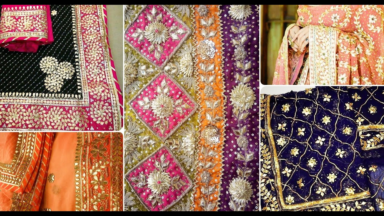 New Style Gota Work Shawls for wedding | Gota Patti Shawl Designs 2025.