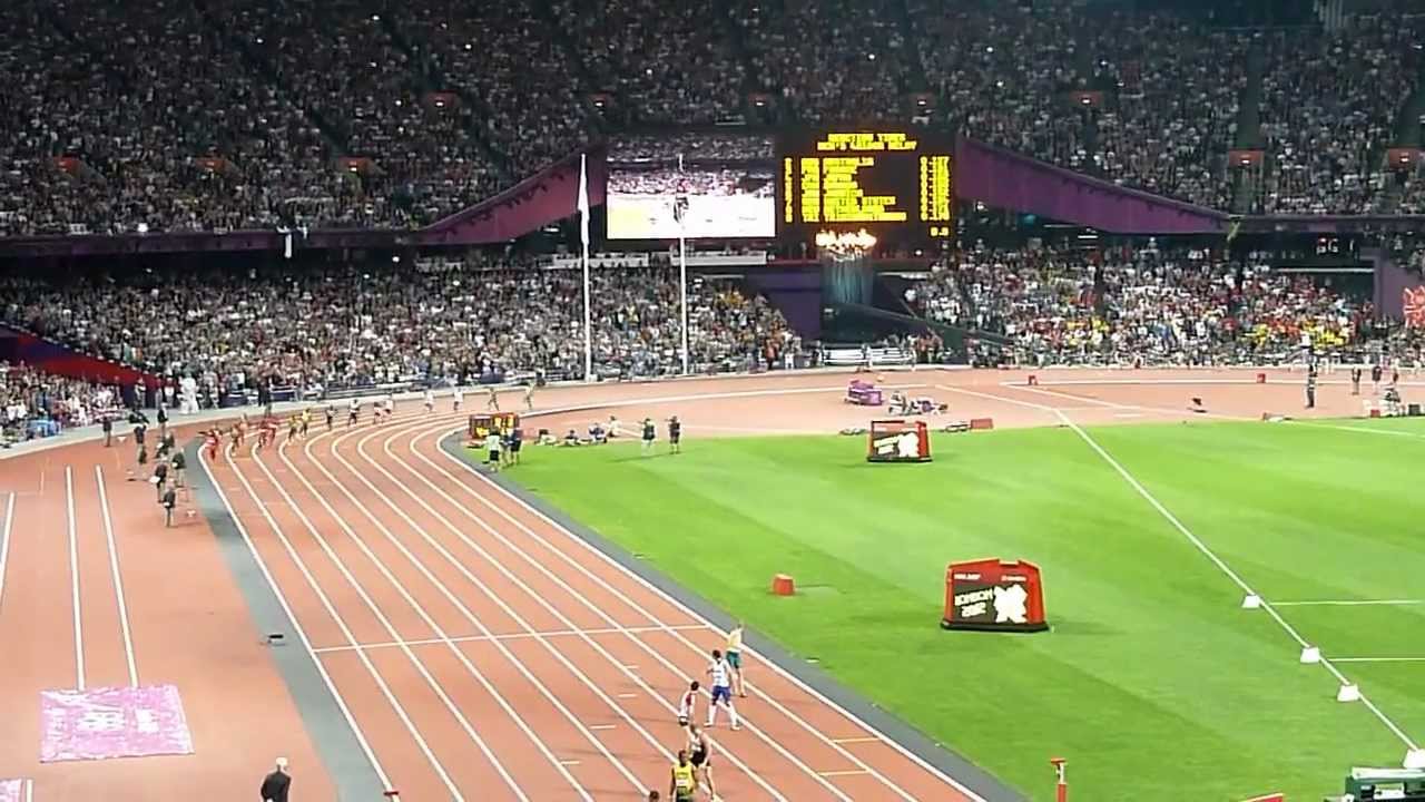 36.84sec - New WR. Usain Bolt & Co London 2012