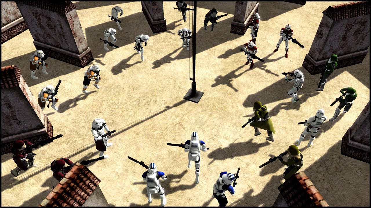 PHASE TWO CLONE TEAM FREE-FOR-ALL - Star Wars: Arena Gameplay