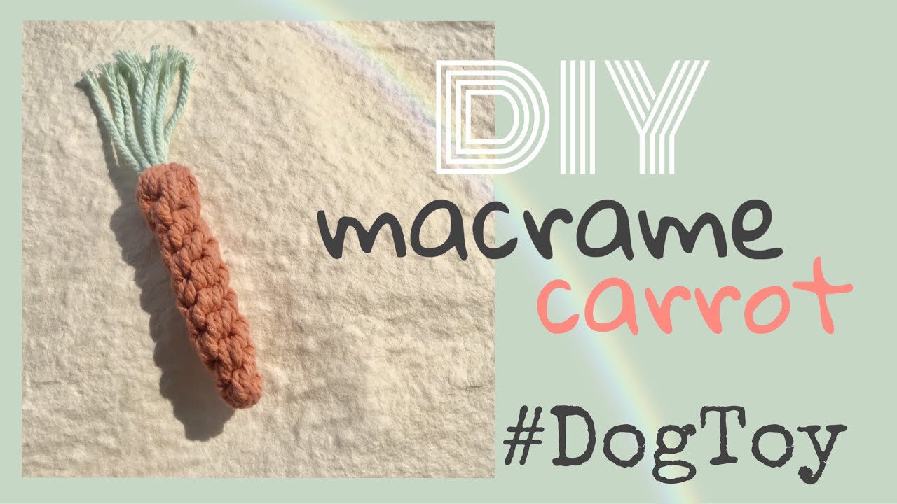 DIY MACRAME DOG TOY | DIY DOG TOY | TUTORIAL MACRAME WORTEL , MAINAN ANJING #macrame