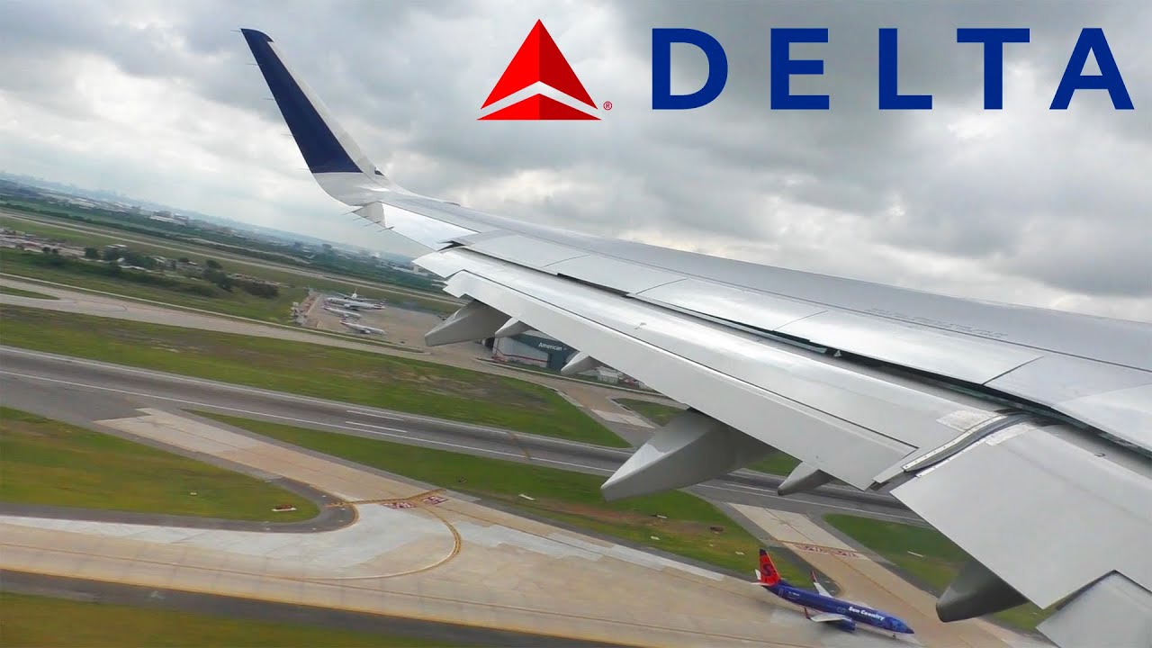 Delta Air Lines Airbus A321 Takeoff from Dallas/Fort Worth (DFW)