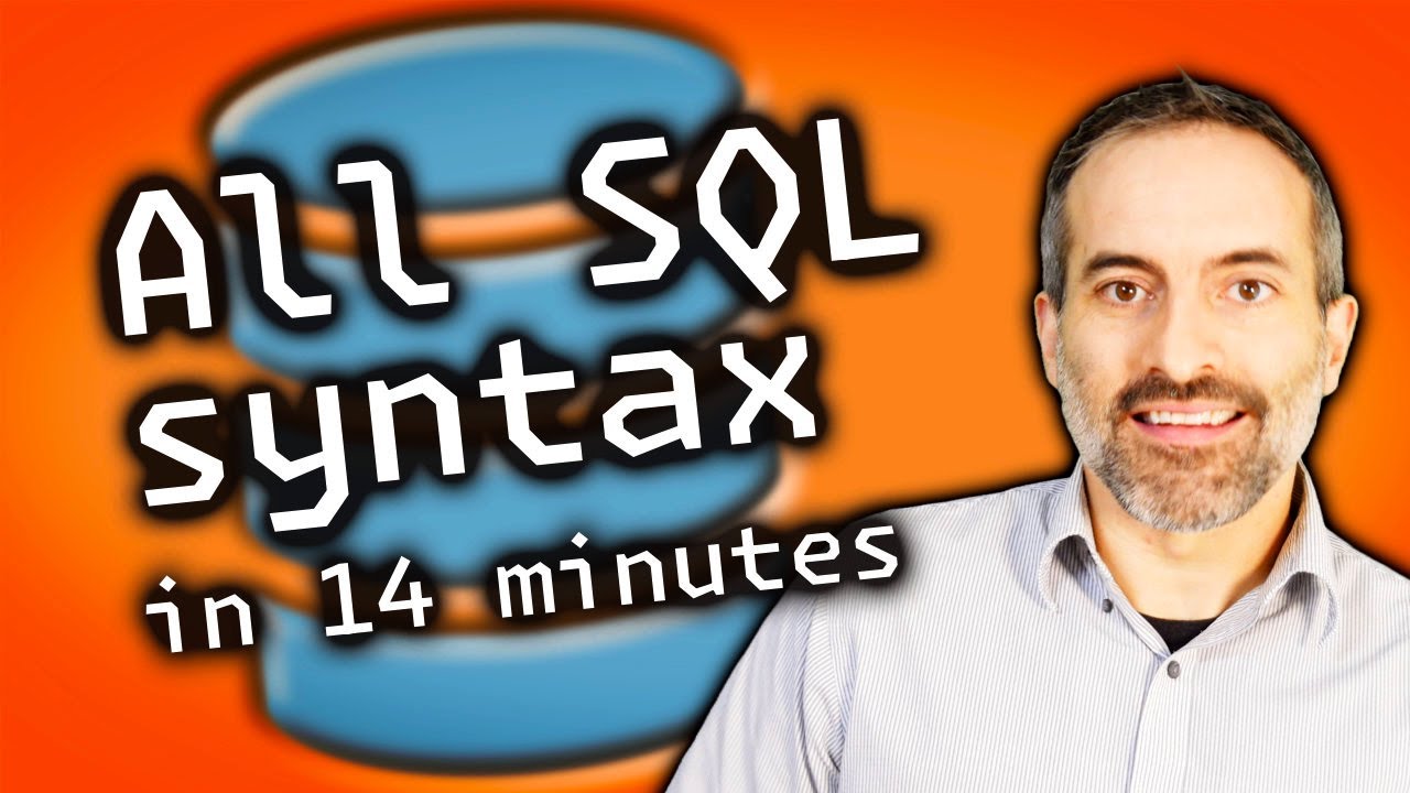 Весь синтаксис SQL за 14 минут – обучающее видео.