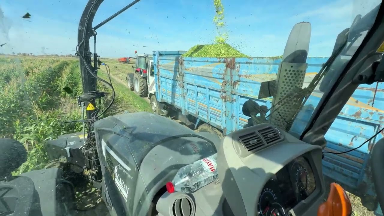 DEUTZ FAHR 7250 TTV BLACK WARRİOR & ÇELİKEL SİLAJ MAKİNASI