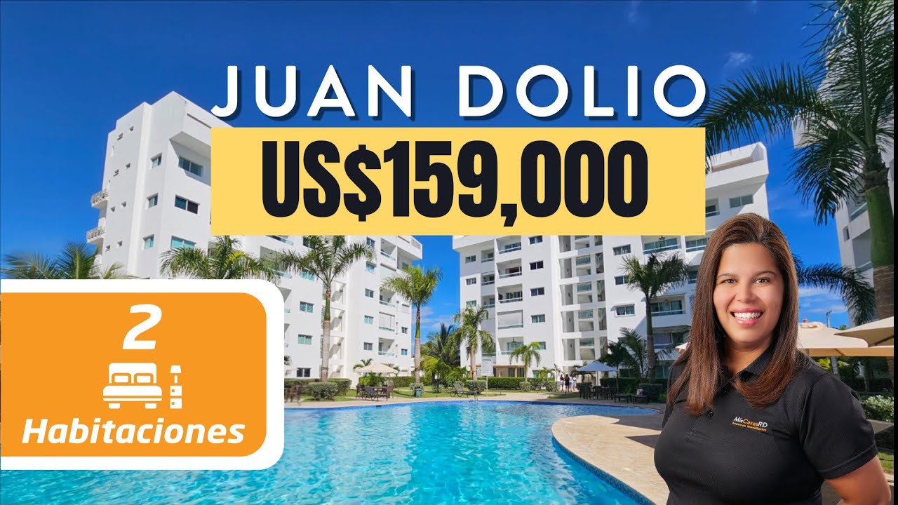 Oportunidad en Juan Dolio US$159,000 con 2 habitaciones 