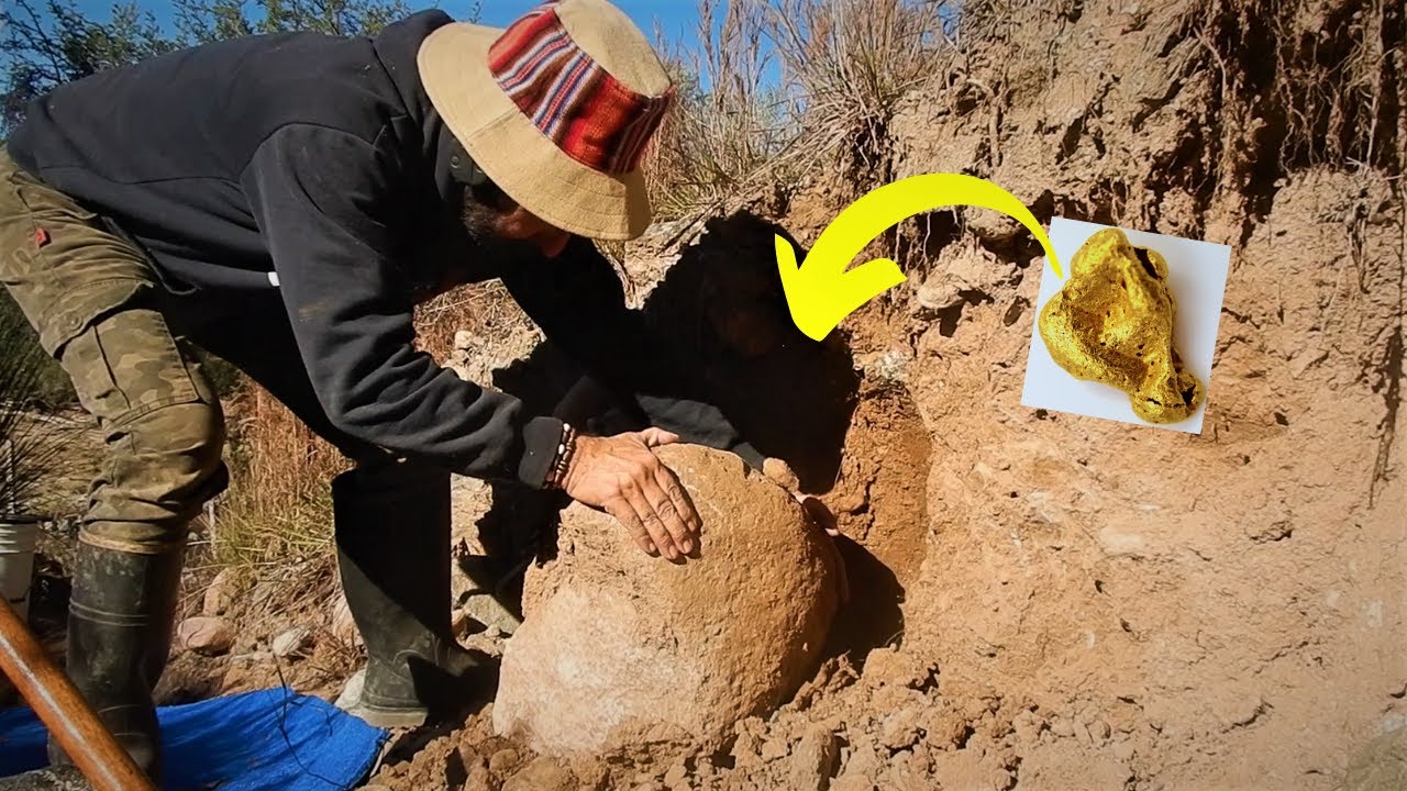 Como Buscar y Encontrar ORO en QUEBRADAS y ARROYOS: Mineria Artesanal. Gold Found in river