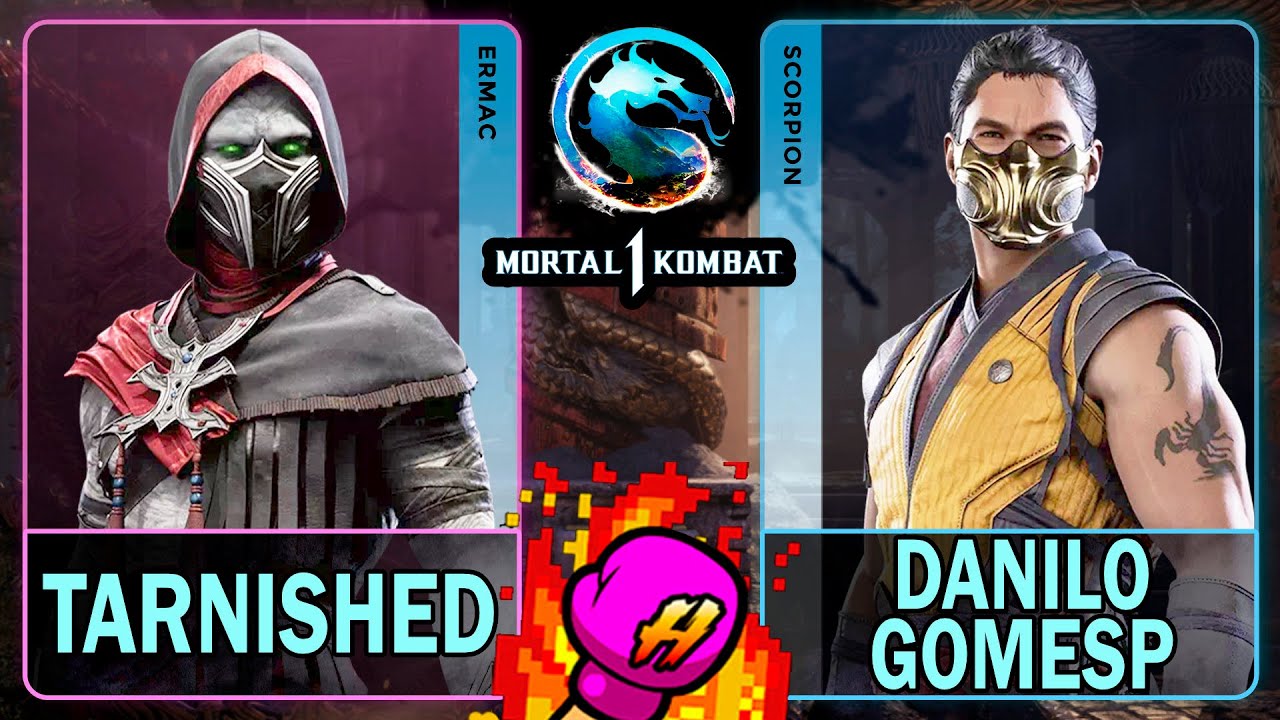 MK1 Tarnished (ERMAC) VS Danilogomesp (SCORPION)🥊Mortal Kombat 1🥊4K 60ᶠᵖˢ