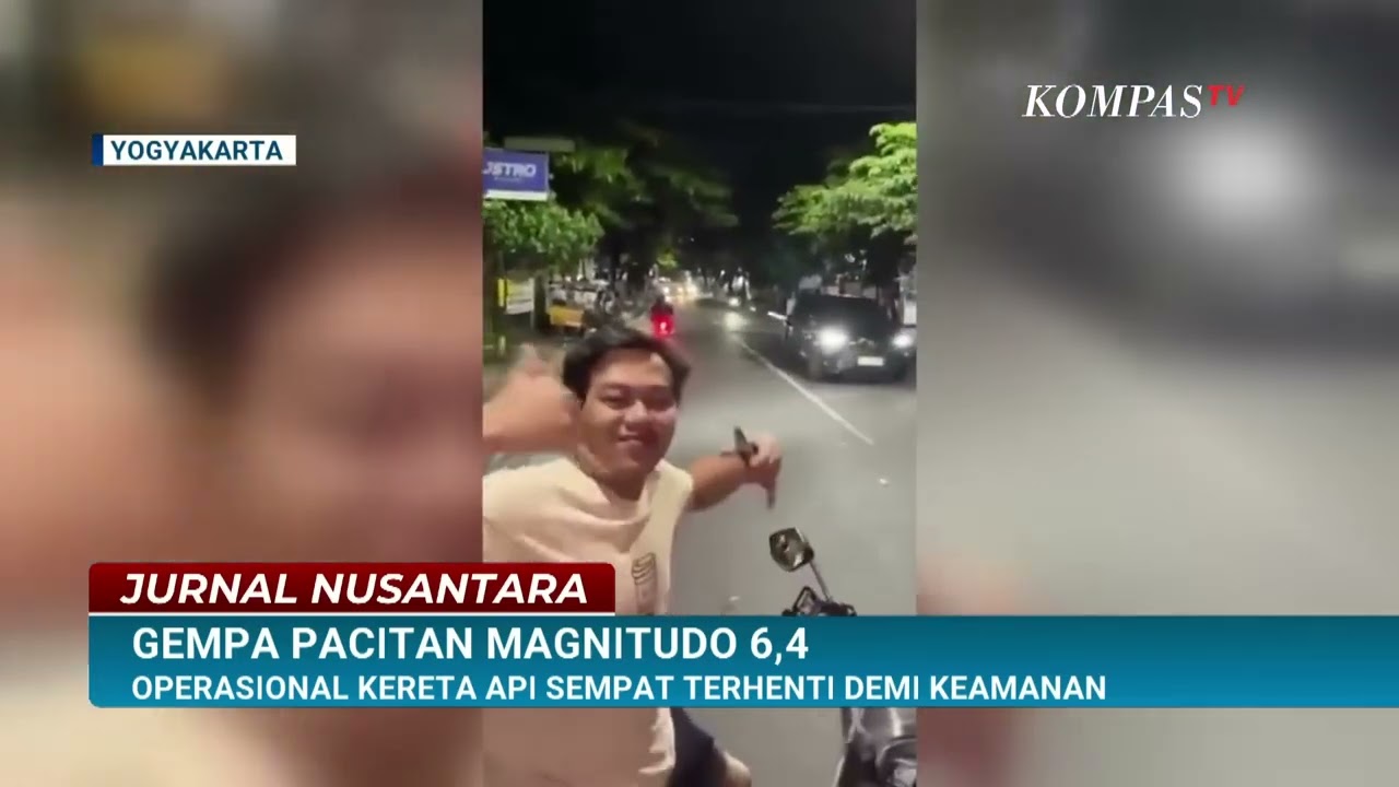 Gempa M 6,4 Guncang Tenggara Pacitan, Getaran Capai Kulon Progo hingga Bantul