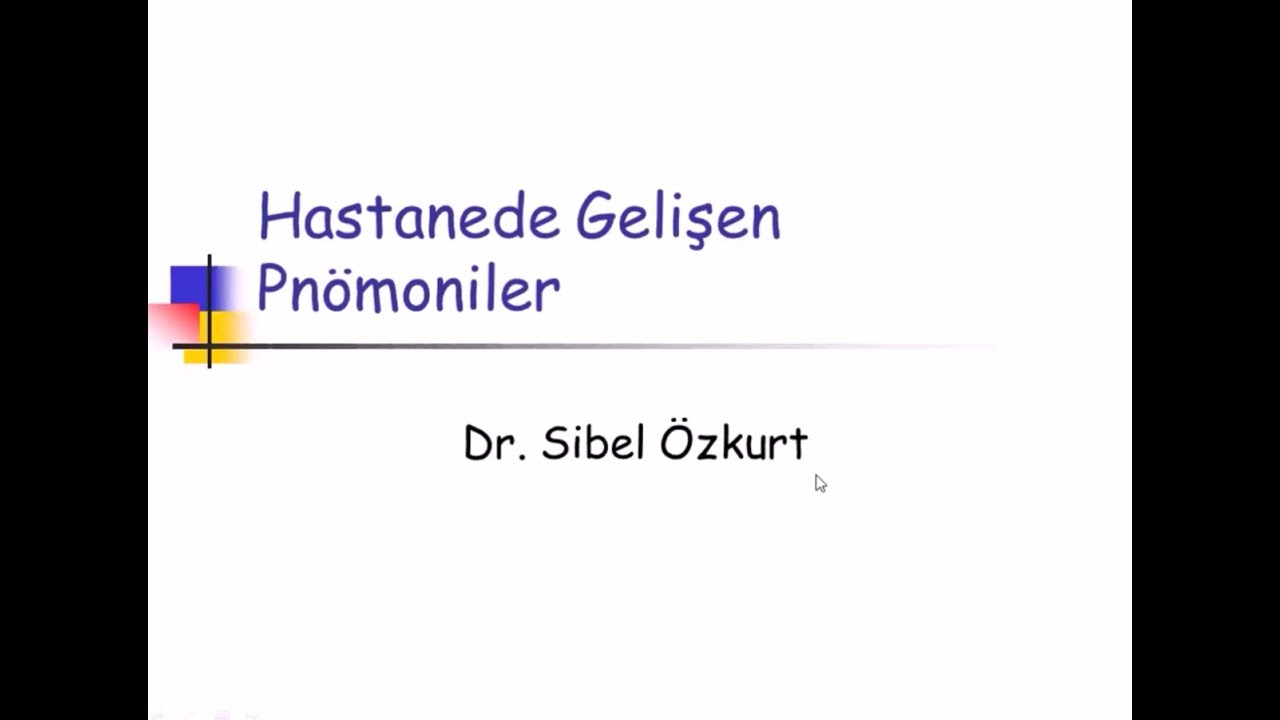 Hastanede gelişen pnömoniler 22042020
