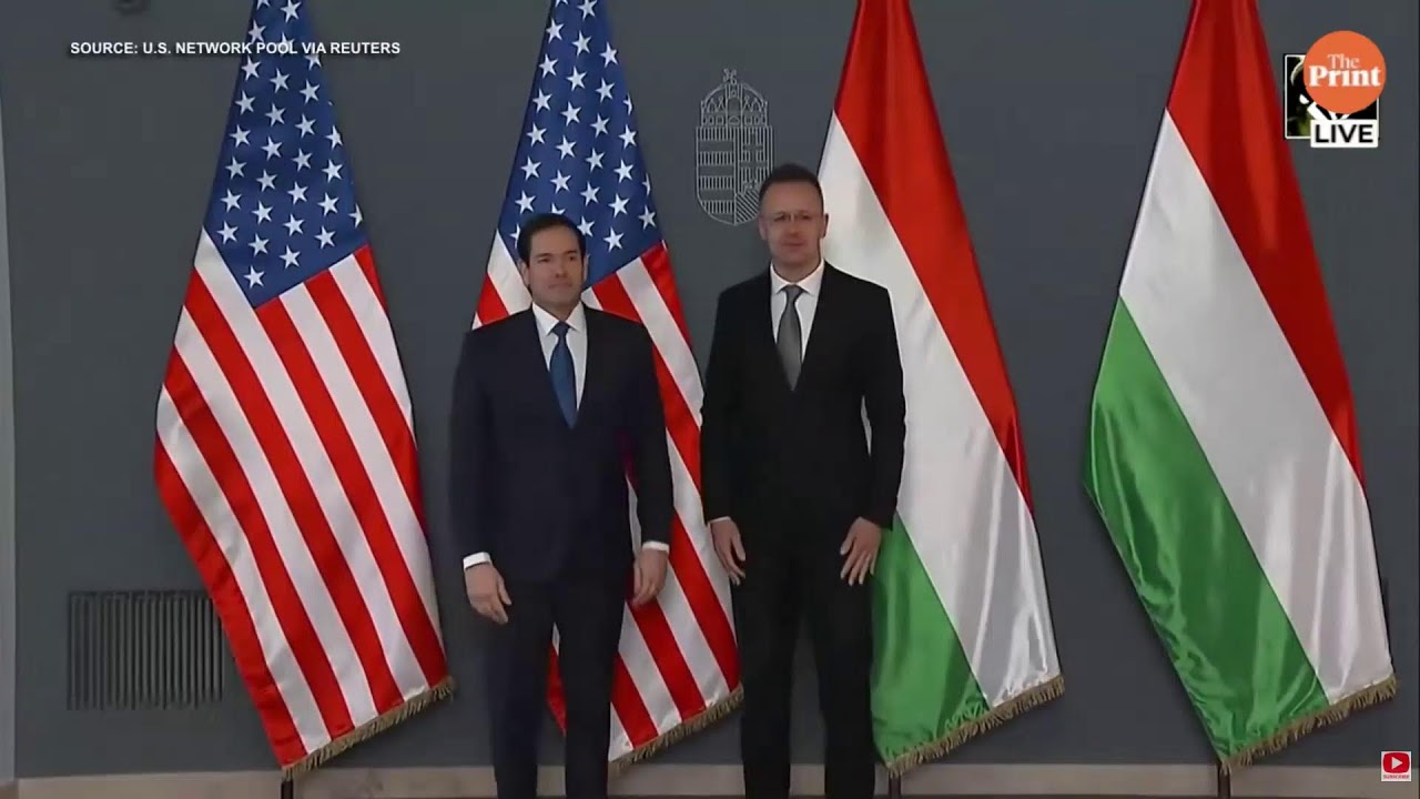 LIVE: Secretary Rubio meets Hungarian Foreign Minister Péter Szijjártó in Budapest, Hungary