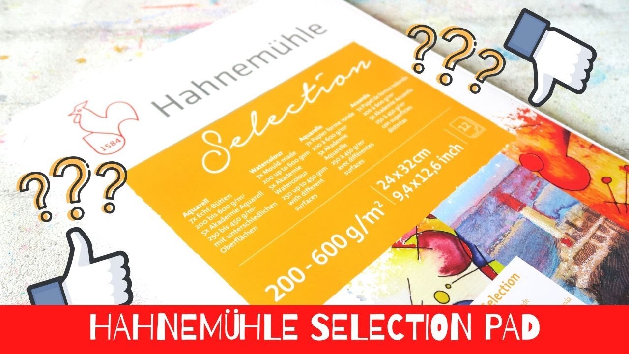Hahnemühle Selection Watercolor Paper Pad- Great Idea!