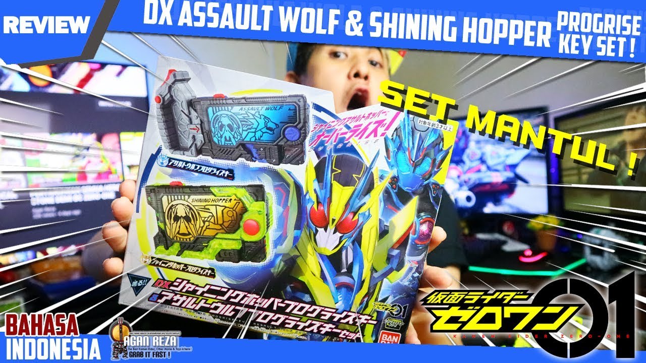 DX REVIEW - DX ASSAULT WOLF & SHINING HOPPER PROGRISE KEY SET /アサルトウルフプログライズキー[Kamen Rider Zero-One]