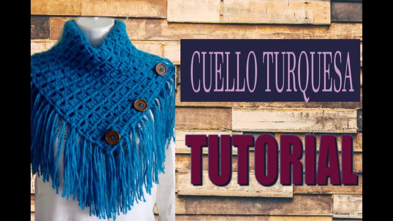 CUELLO TURQUESA TUTORIAL FACIL Y RAPIDO DE TEJER.https://mx.farmasi.com/miluvertiz