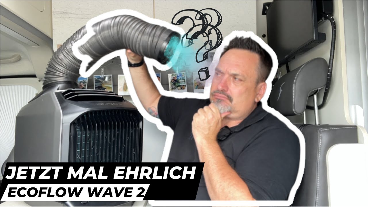 EHRLICHER TEST | Wohnmobil Klimaanlage im Kastenwagen | ecoFlow wave 2 | 12V Klimaanlage