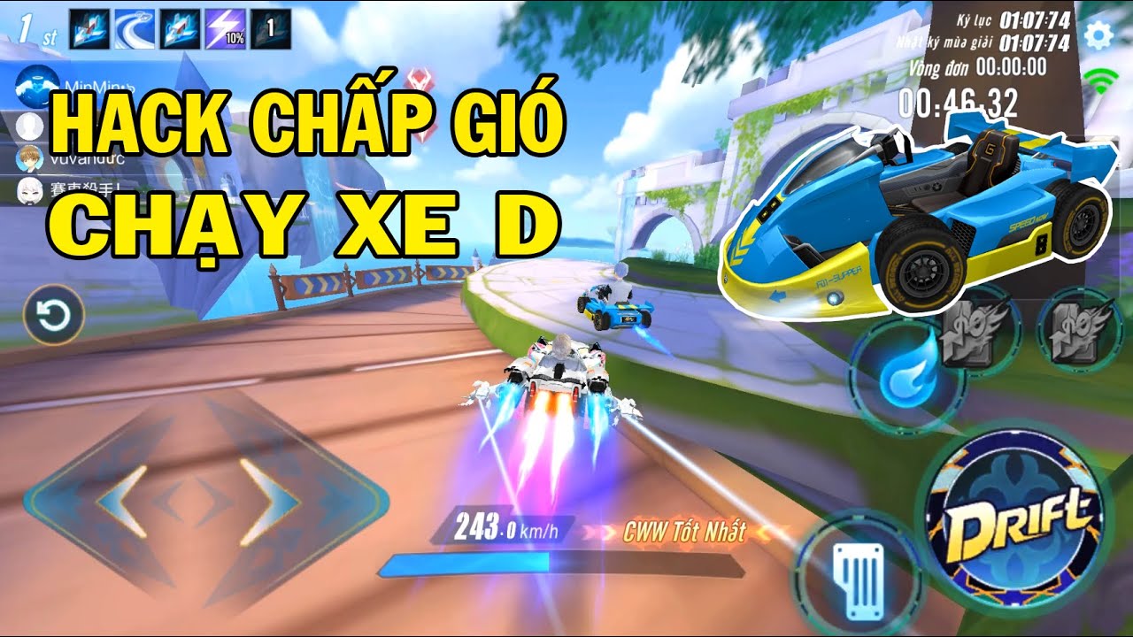 ZingSpeed Mobile | Hack Chấp Gió Chạy Xe D