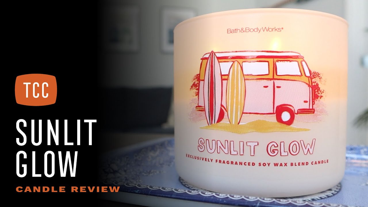 Sunlit Glow Candle Review – Bath & Body Works