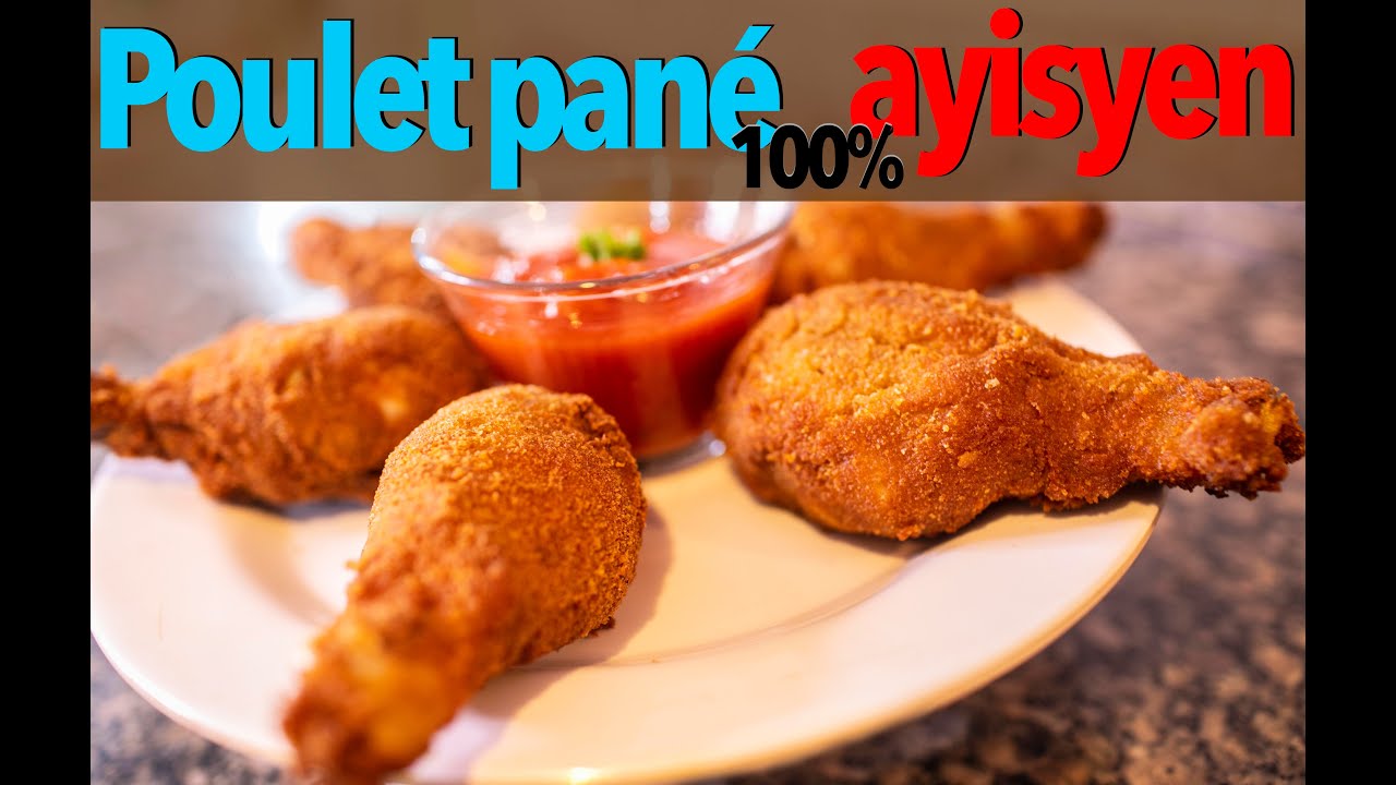 Poulet pané 100% Haïtien