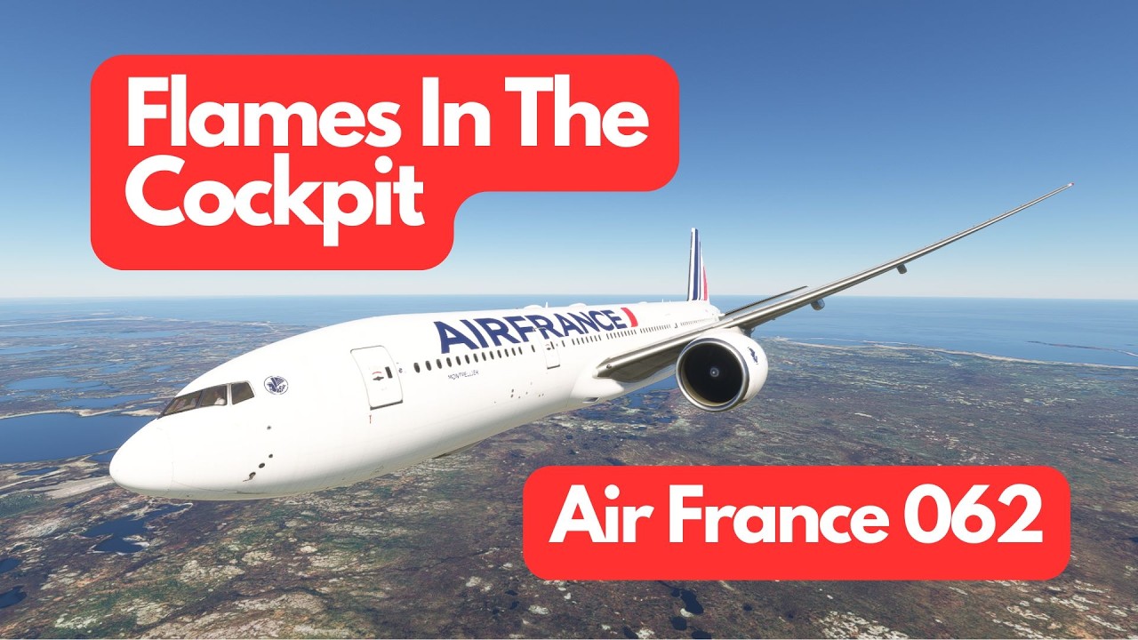 On Fire In The Middle Of Nowhere | Air France Flight 062