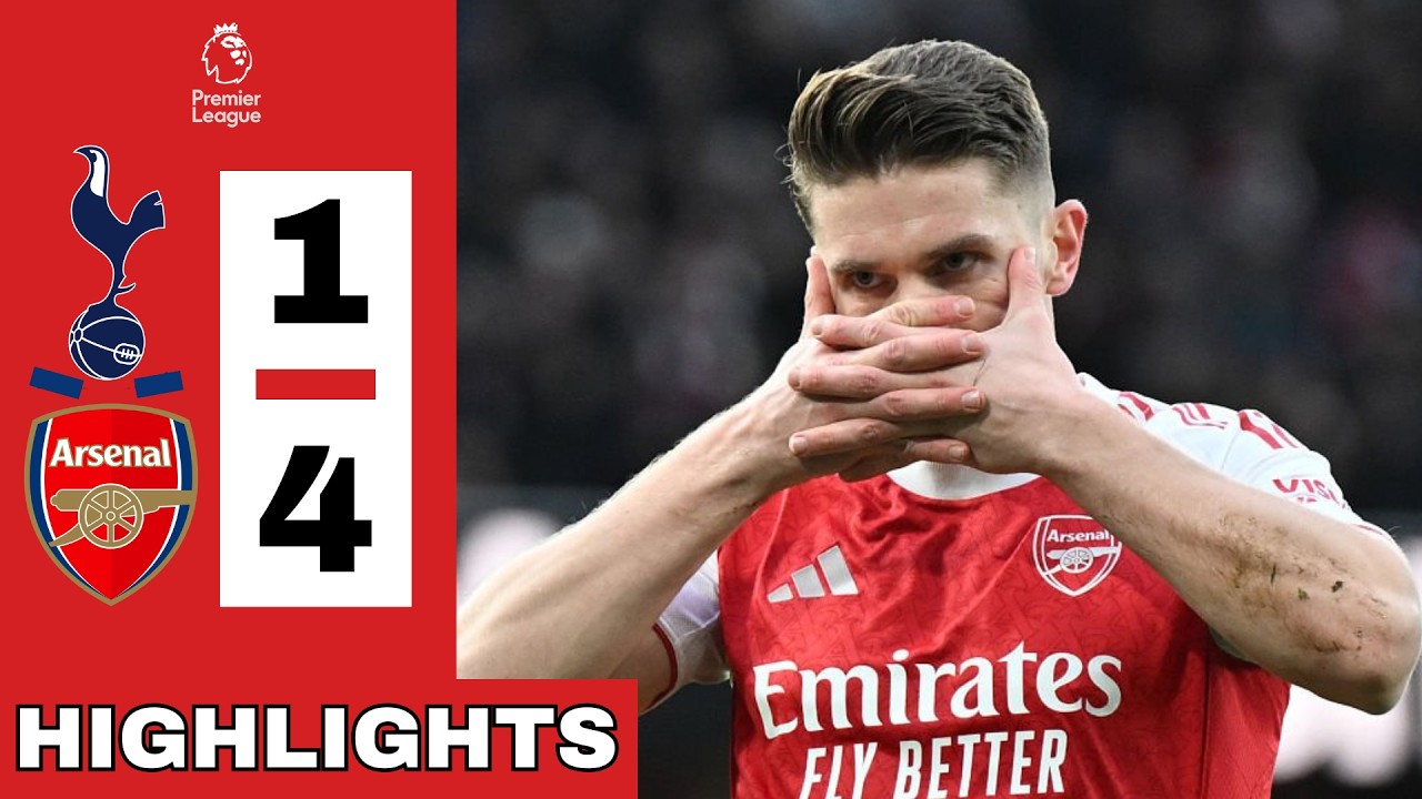 GYOKERES! Tottenham vs Arsenal 1-4 HIGHLIGHTS All Goals Premier League 25/26