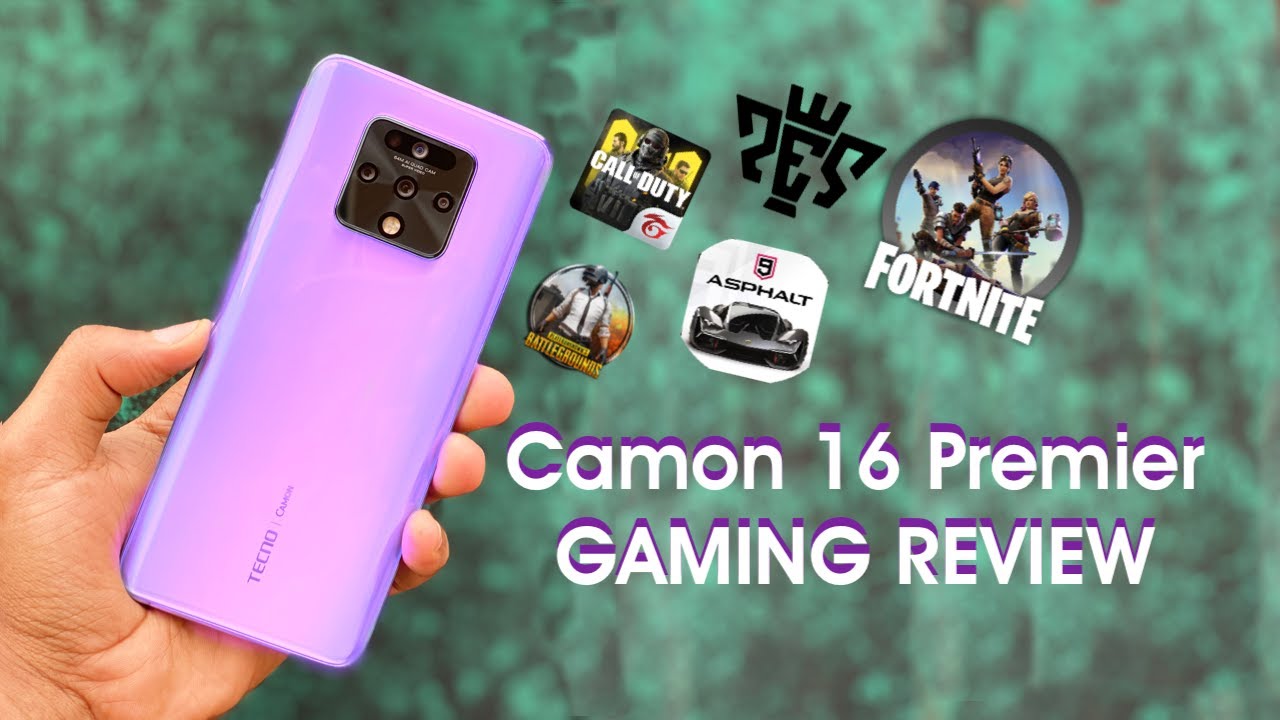 Тестирование TECNO Camon 16 Premier Pro Gaming — Fortnite, COD, PES 2020, PUBG и Asphalt 9 + тест...