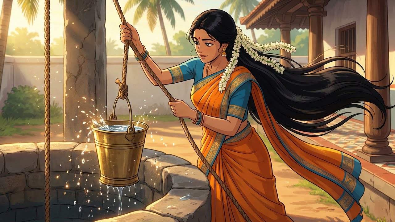 From Well Bath to Idli & Dosa | Traditional South Indian Village Life 🛀🏽🏞️🍚