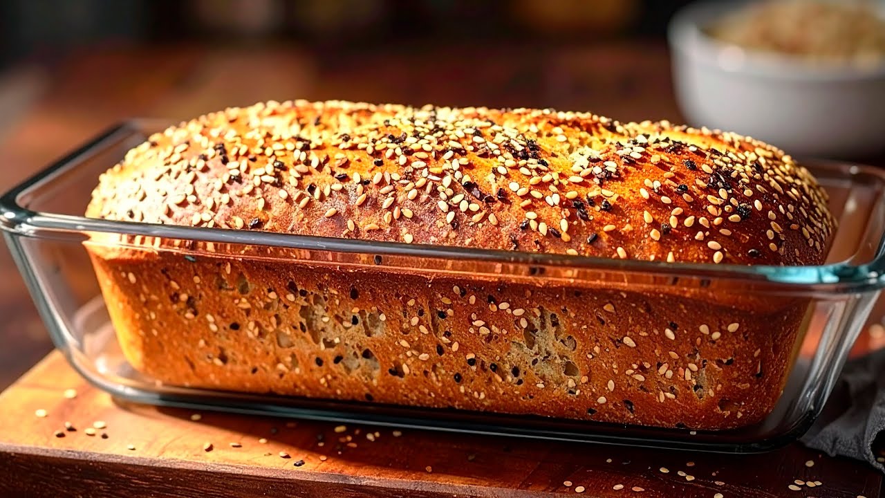 Gesundes Brot ohne Mehl! Ein schnelles Rezept, bei dem Linsen nicht eingeweicht werden müssen