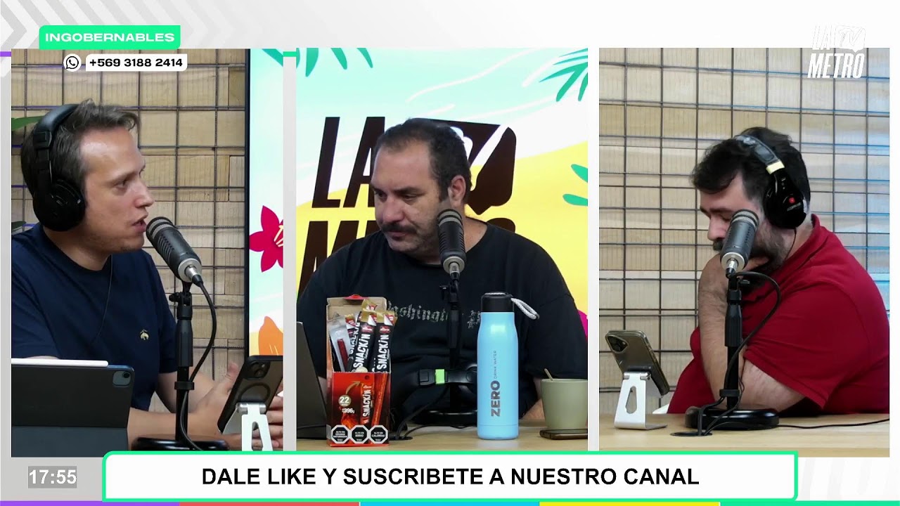 Guille Scott, Cristóbal García-Huidobro y Cristián Labbé | INGOBERNABLES