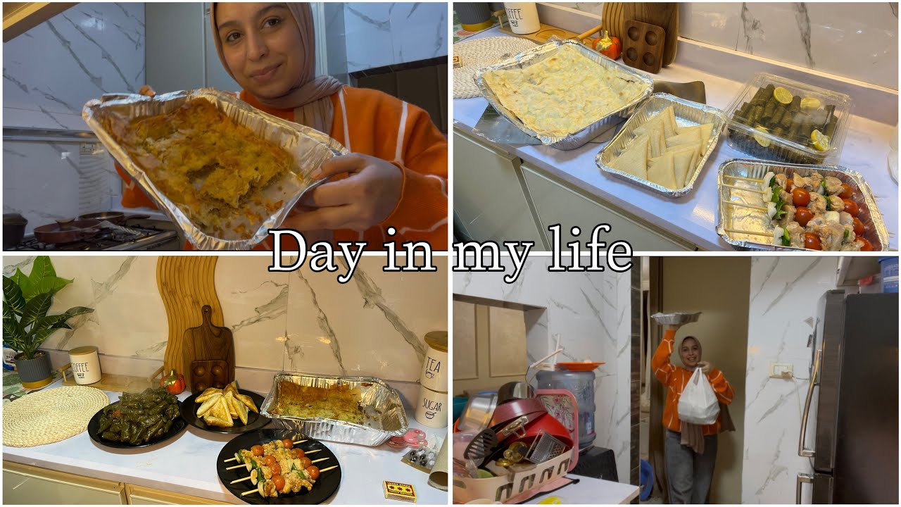 روتين يوم في حياتي💖اكتر حاجة فالدنيا تفرح الست اول مرة اجرب اكل البيت💌#dailyvlog 