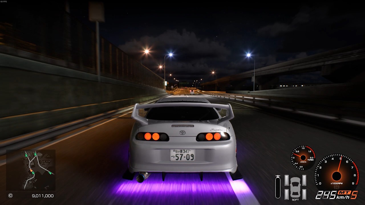 One Loop Around The Map of Tokyo Xtreme Racer '25 in a 350kmh Toyota Supra