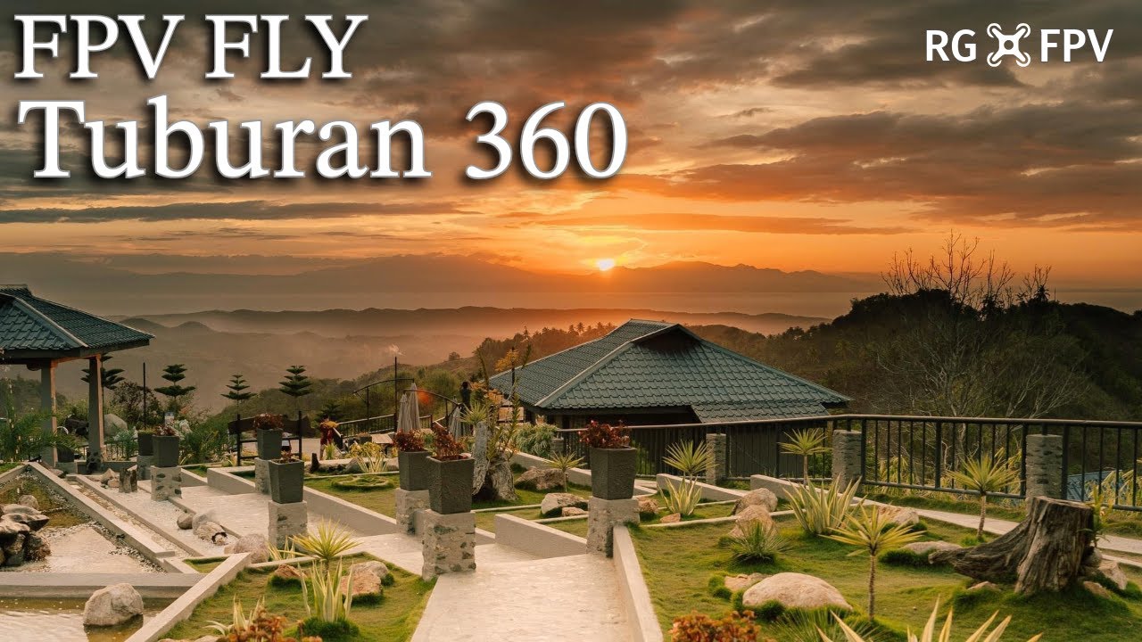 FPV Drone Flight Through Sunset and Fog | Tuburan 360 Aerial Cinematics Philippines 🇵🇭 4K. 2025