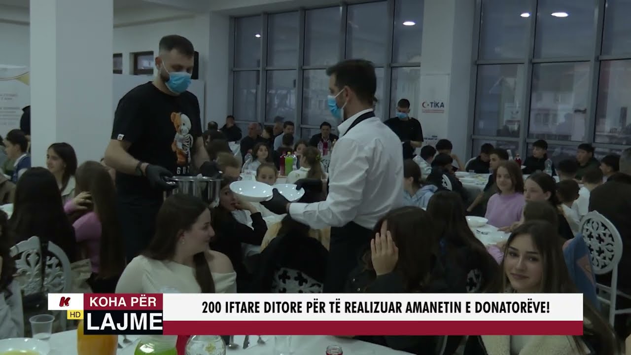 MYFTINIA E TETOVËS 200 IFTARE DITORE PËR TË REALIZUAR AMANETIN E DONATORËVE!