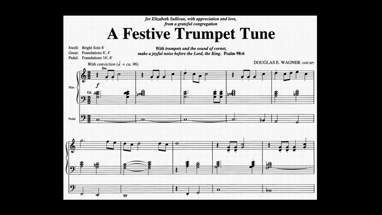 A Festive Trumpet Tune (Douglas E. Wagner (ASCAP))