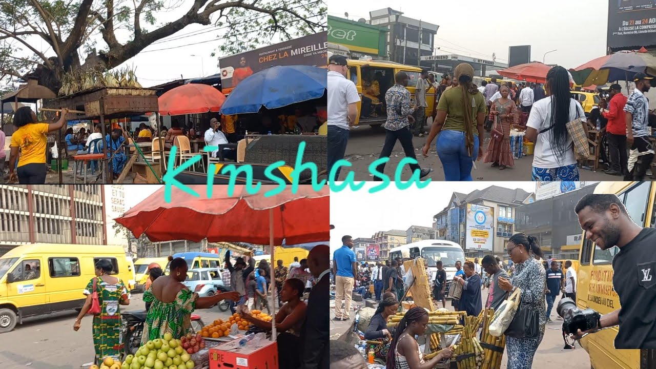 Marcher dans les rues de Kinshasa un dimanche, de Victoire à Yolo 🇨🇩