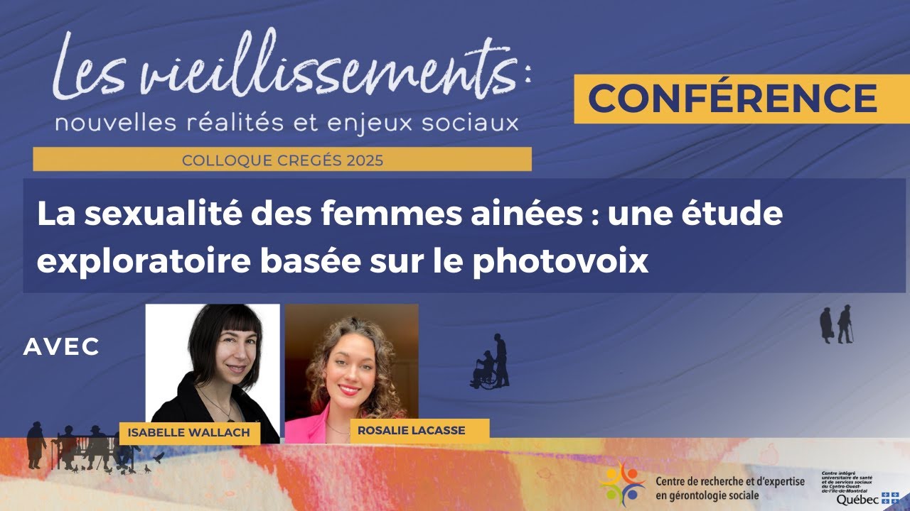 La sexualité des femmes ainées : une étude exploratoire basée sur le photovoix