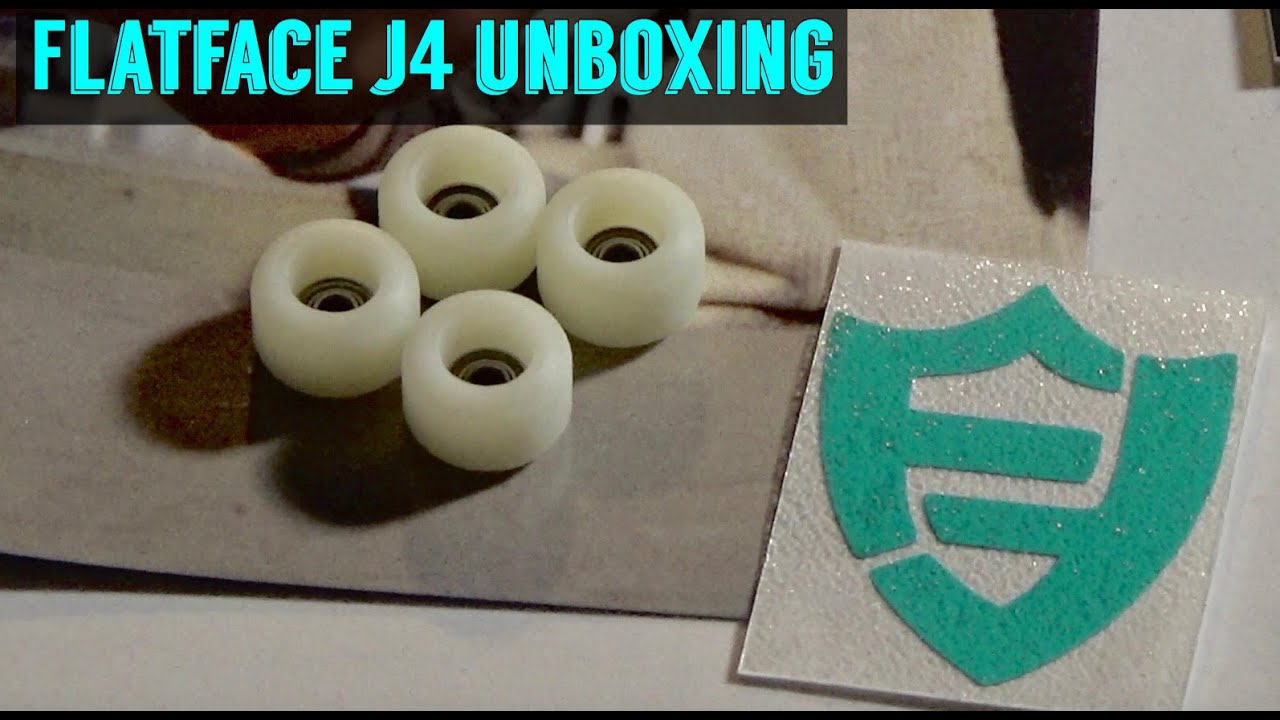 Flatface J4 wheels unboxing