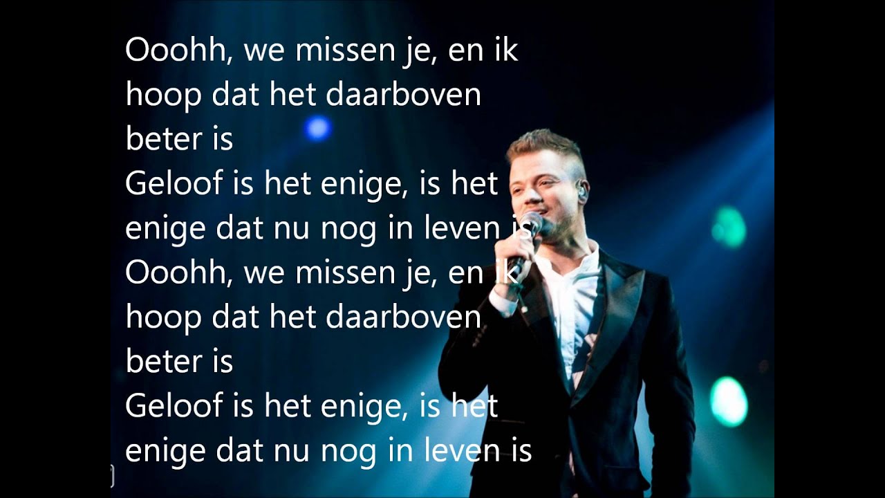 Gers Pardoel- We missen je ft. Case Mayfield (lyrics)