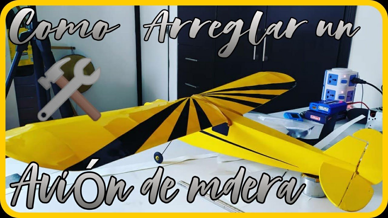 RESTAURANDO AVION DE MADERA BALSA (INCREIBLE RESULTADO) | rinconrc