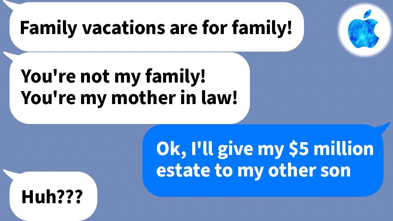 【Apple】My daughter in law told me the wrong flight time so I would miss our vacation: BIG mistake!!!