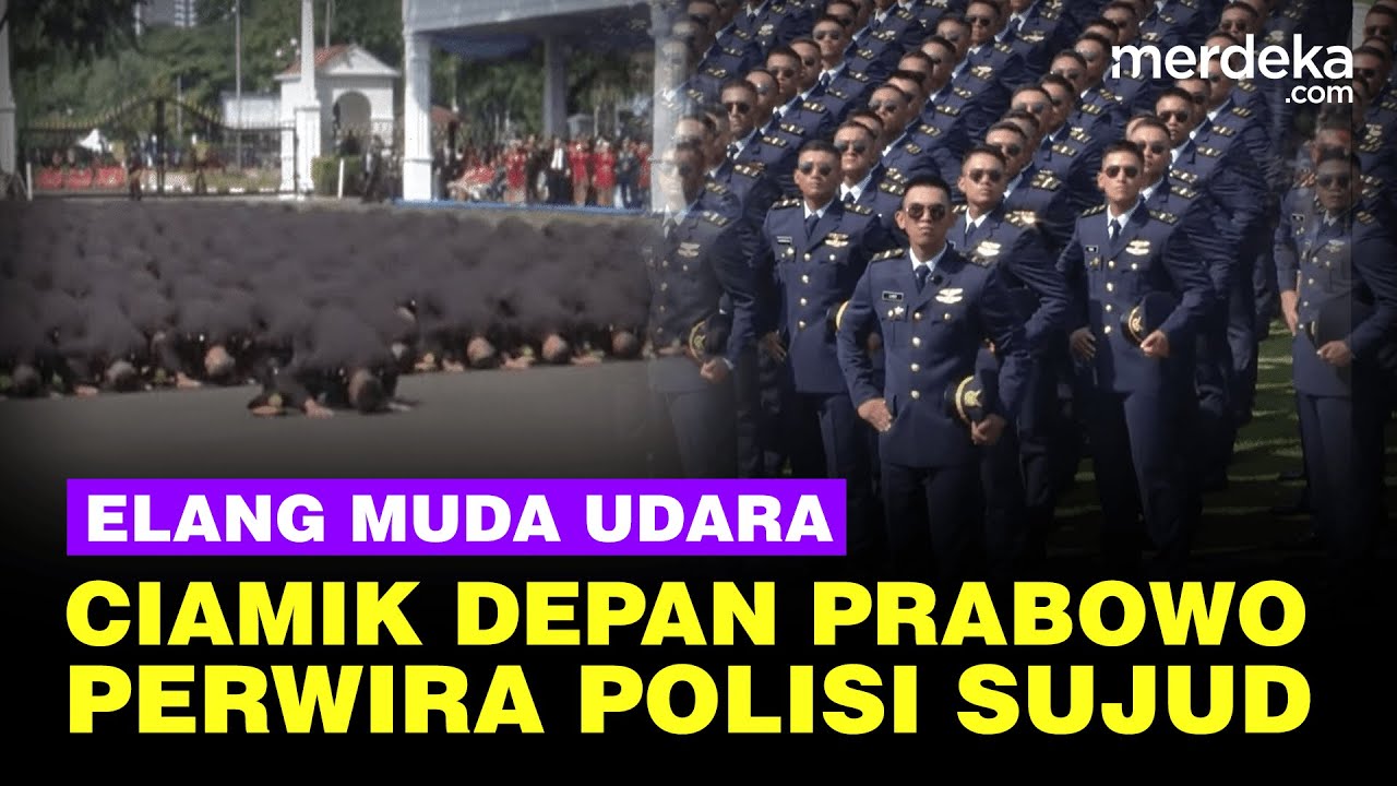 Selebrasi Ciamik Perwira 'Elang Muda' AU Hebohkan Istana, Jebolan Akpol Sujud Depan Prabowo-Gibran