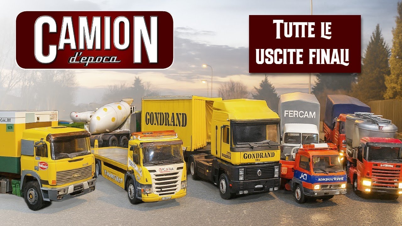 CAMION D'EPOCA De Agostini - Tutte le uscite finali
