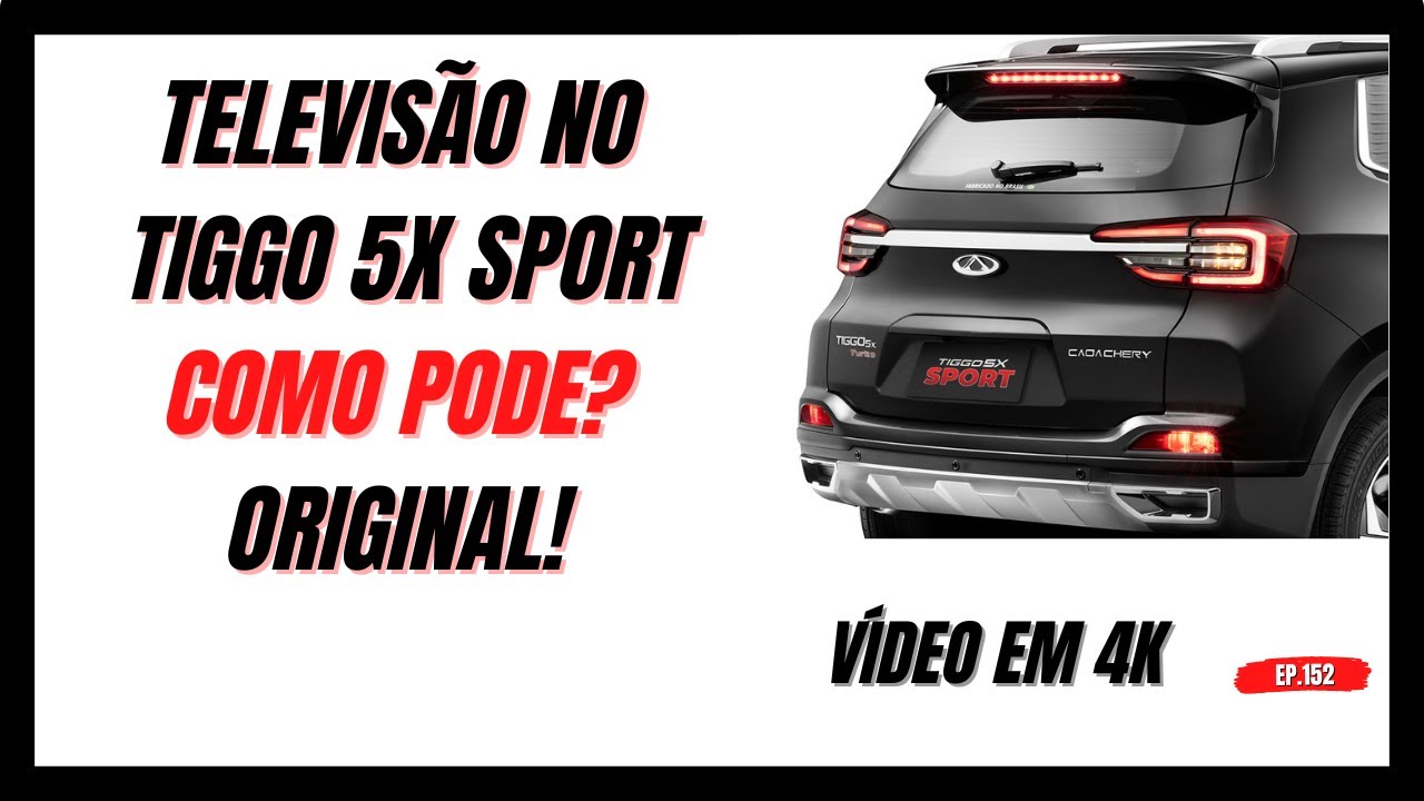 TELEVISÃO NO CAOA CHERY TIGGO 5X SPORT 2024? COMO PODE?  #caoachery #tiggo5x #chery #cherytiggo
