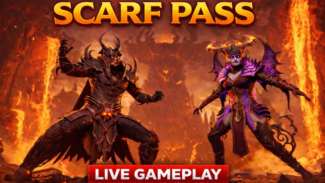 ScarFall 2.0 season 3 scar  pass Live Gameplay 🔥 Pro vs Noob | ISU IS LIVE