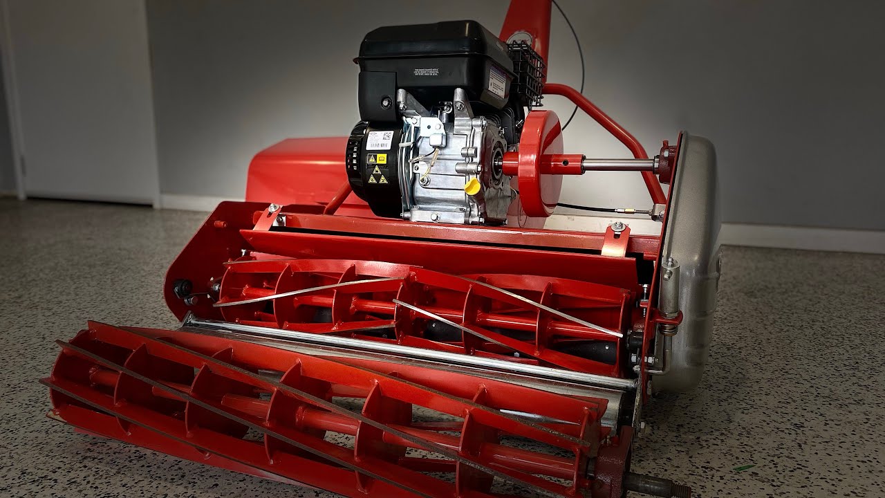 Cox Cylinder Mower operation and cut