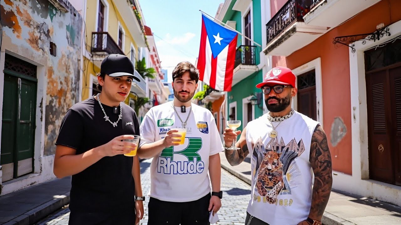 CONOCIENDO el BARRIO la PERLA en PUERTO RICO con ARCANGEL y WILLITO | LONCHE