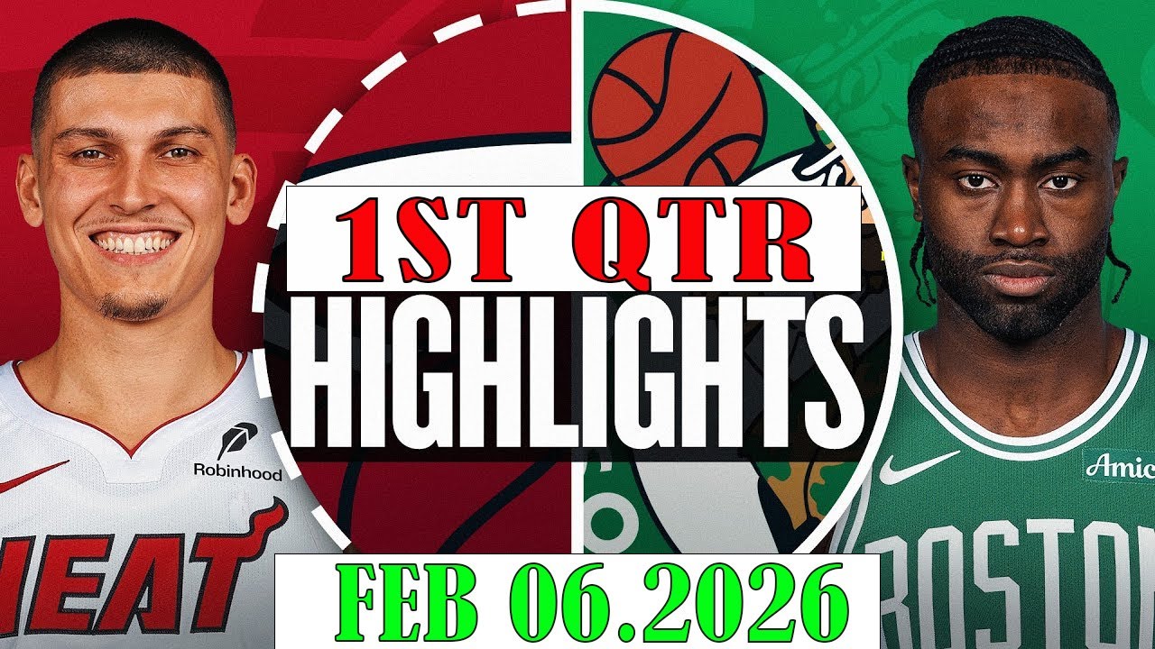 Boston Celtics vs Miami Heat 1st Qtr Feb 06.2025 Highlights | NBA HIGHLIGHT