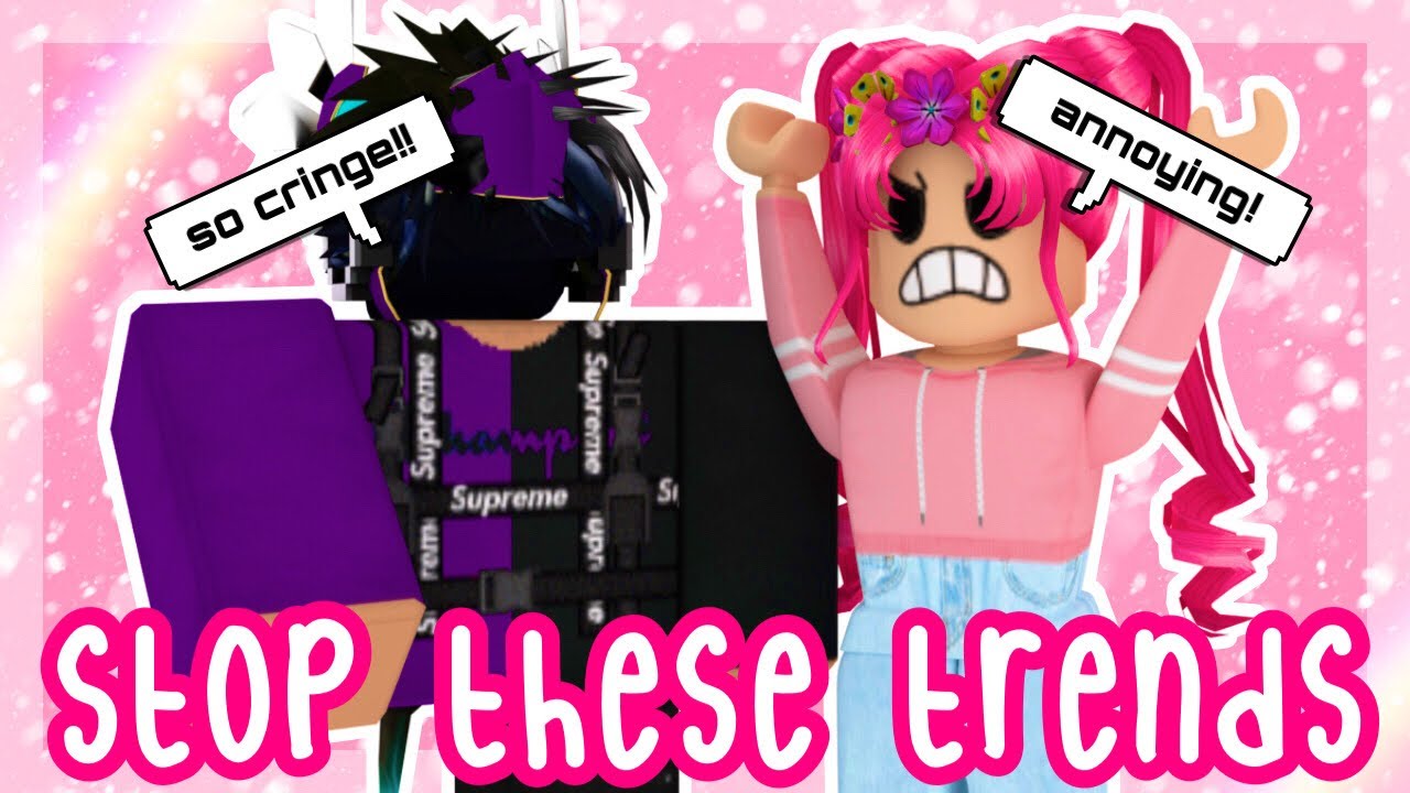 STOP THESE ROBLOX *TRENDS* (if someone owned roblox drama)