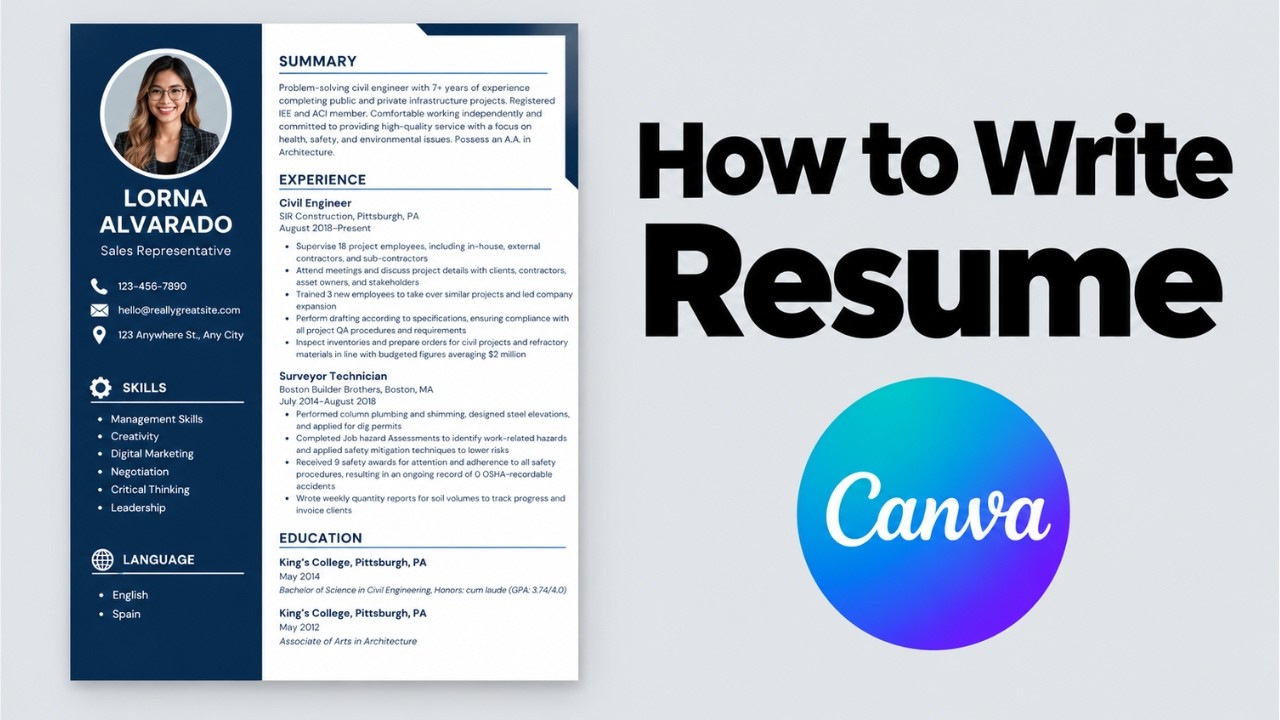 How to write a Resume | How to write a CV | How to make resume