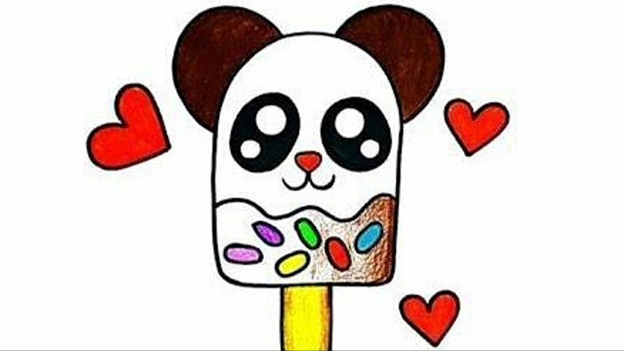 ICE CREAM FOR KIDS Drawing  Bolalar uchun muzqaymoq rasm chizish 2026
