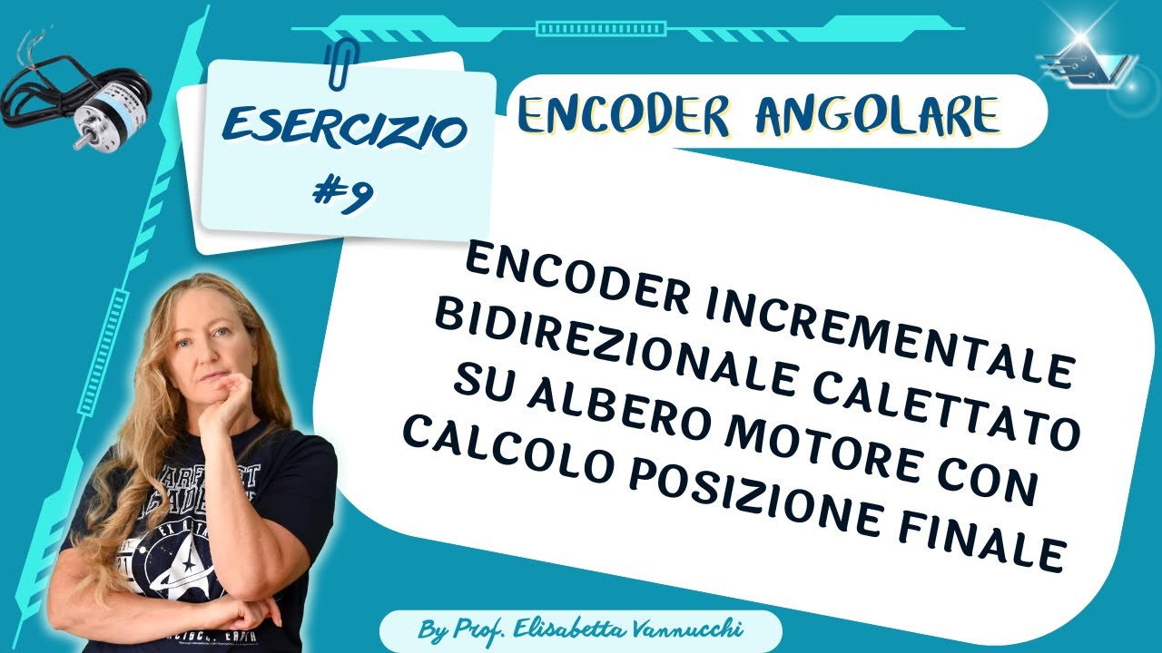 ENCODER INCREMENTALE BIDIREZIONALE su albero motore: calcolo posizione finale