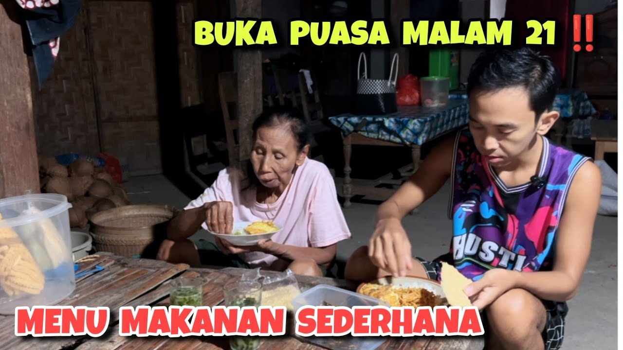 Buka puasa bersama Emak Darti ‼️ Menu sederhana yang nikmat